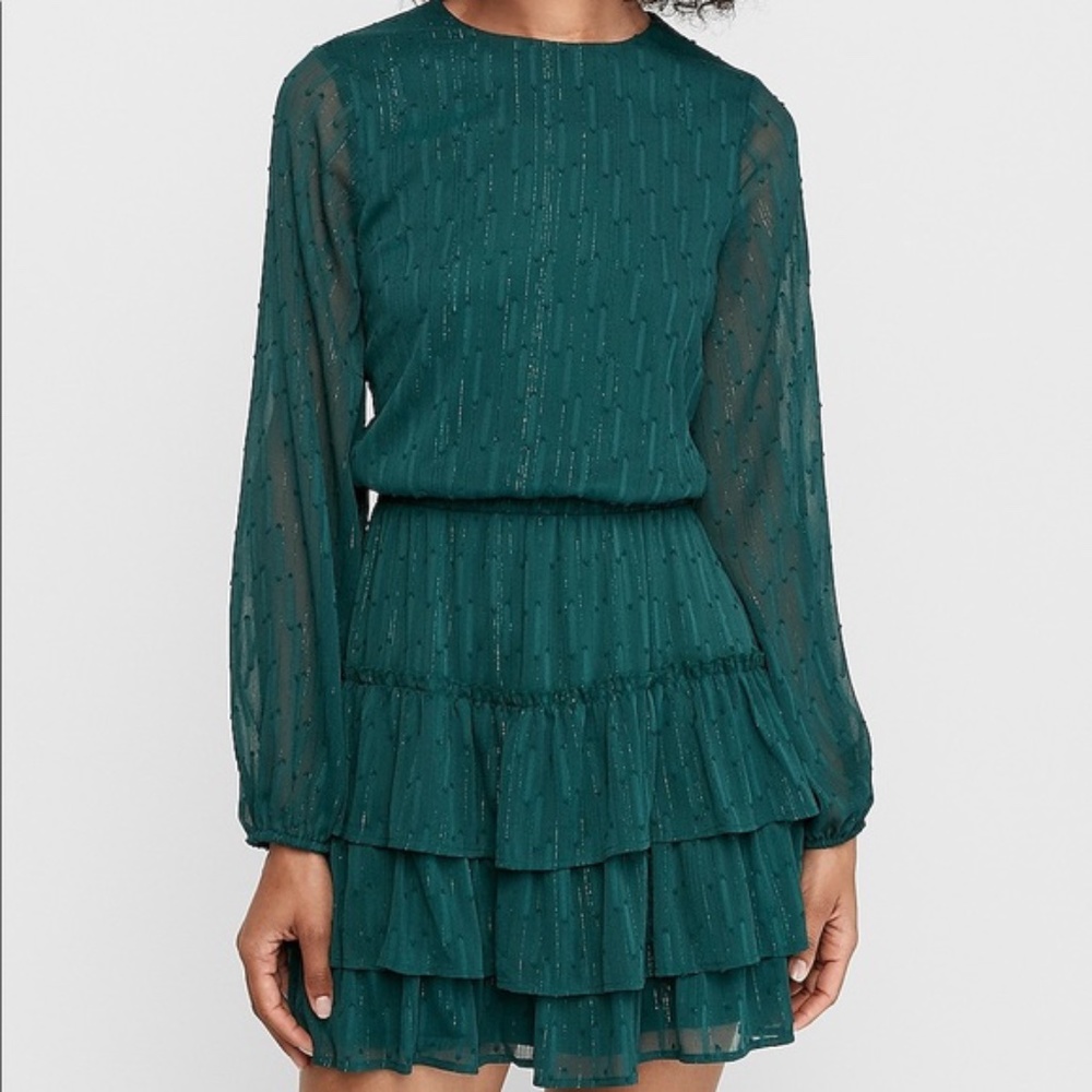 Smocked Waist Tiered Dress